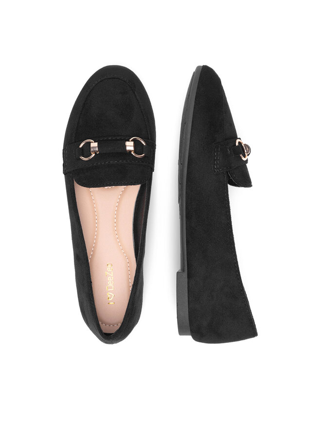 DeeZee Мокасини DeeZee QHS-3 Черен