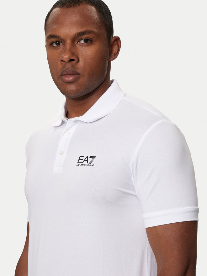 EA7 Emporio Armani EA7 Emporio Armani Poloshirt 8NPF14 PJVQZ 1100 Weiß Regular Fit