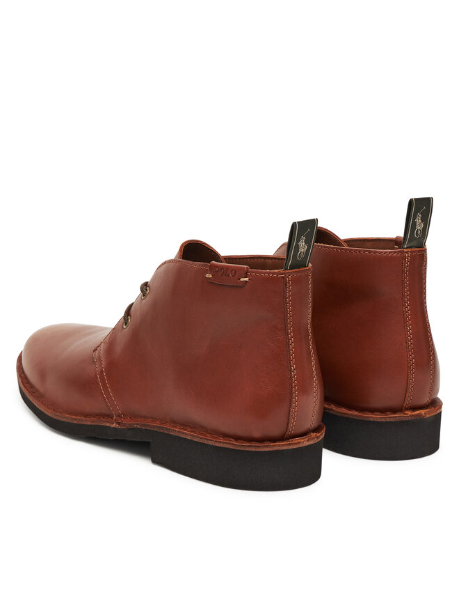 Polo Ralph Lauren Gležnjarji Polo Ralph Lauren Talan Leather Chukka Boot 812913548001 Rjava