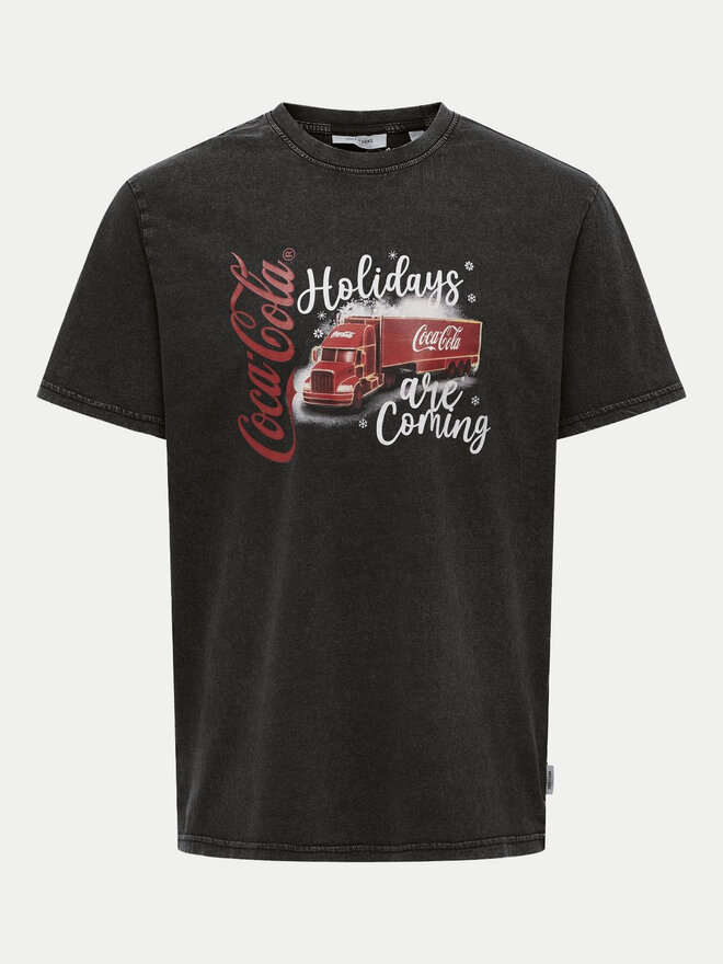 Only & Sons Only & Sons Camiseta 22030844 Negro Regular Fit