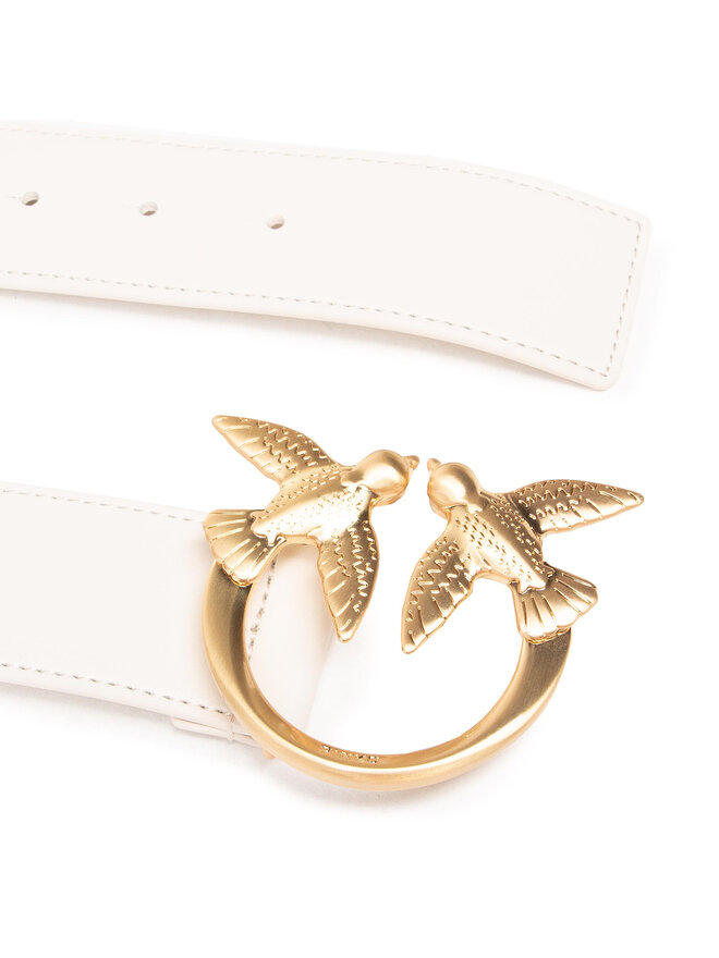 PINKO Damengürtel Pinko Love Berry Simply Waist Belt. PE 21 PLT01 1H20VX Y6XF Weiß