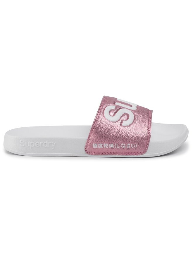 Superdry Pantoletten Superdry Colour Change Pool Slide WF300002A Rosa