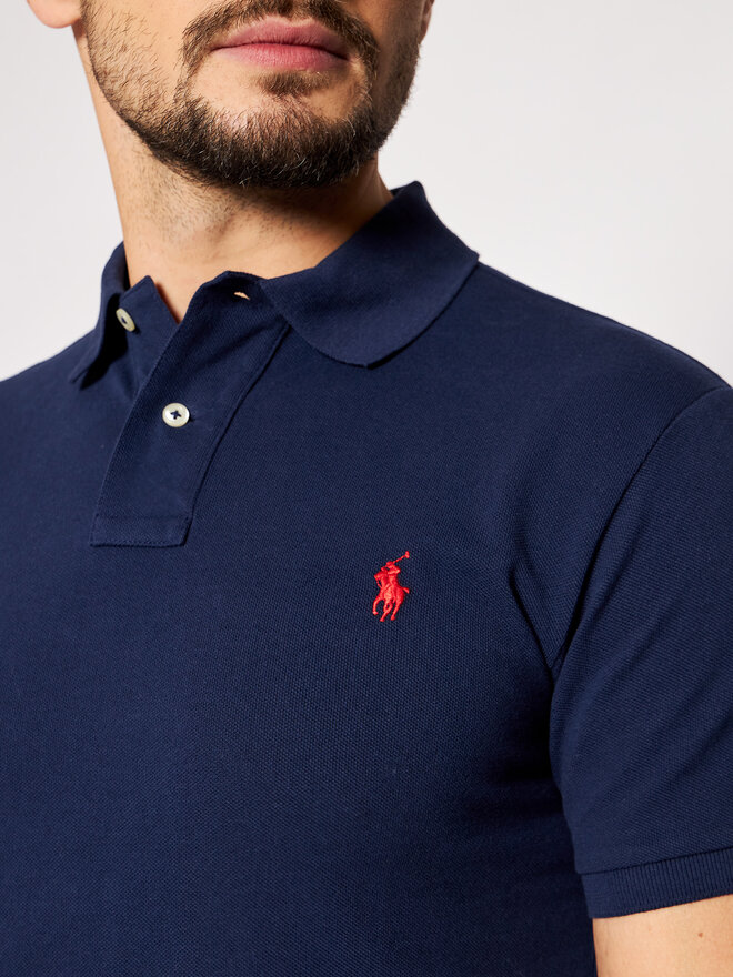 Polo Ralph Lauren Polo Ralph Lauren Poloshirt Core Replen 710795080 Dunkelblau Slim Fit