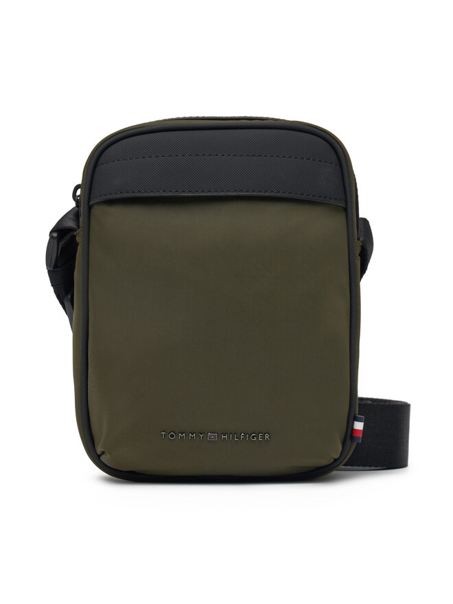 Tommy Hilfiger Плоска сумка Tommy Hilfiger Th Repreve Mini Reporter AM0AM13185 Зелений