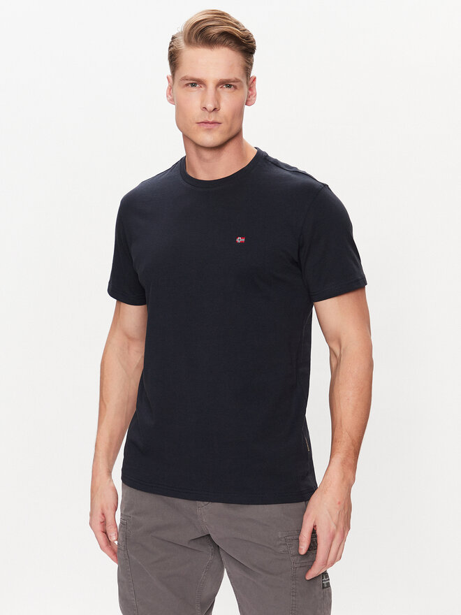 Napapijri Napapijri Camiseta Salis NP0A4H8D Azul marino Regular Fit