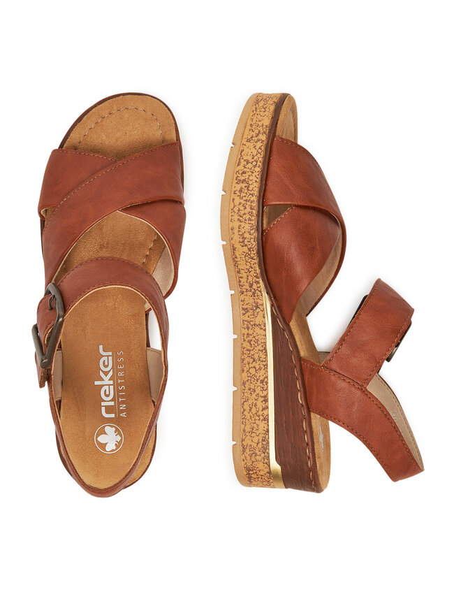 Rieker Sandali Rieker 63795-22 Rjava