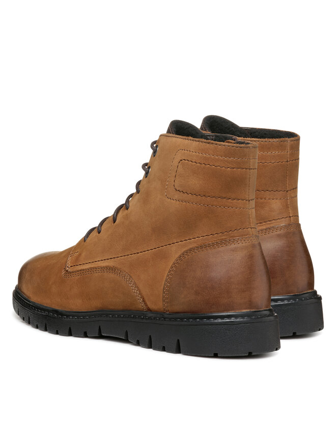 Geox Botines planos Geox U Ghiacciaio U36DGD 000CL C6009 Marrón