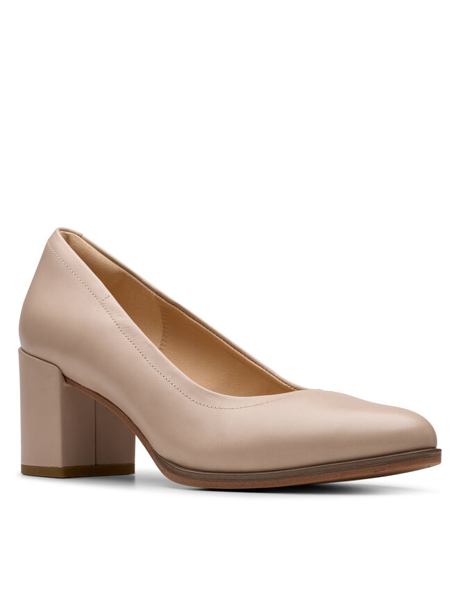 Clarks Półbuty Clarks Freva 55 26181336 Beżowy