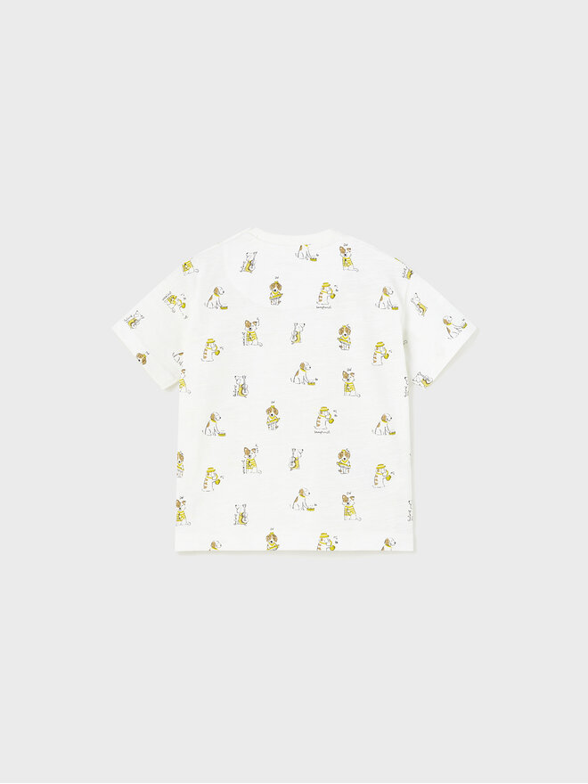 Mayoral Mayoral T-Shirt 1016 Λευκό Regular Fit