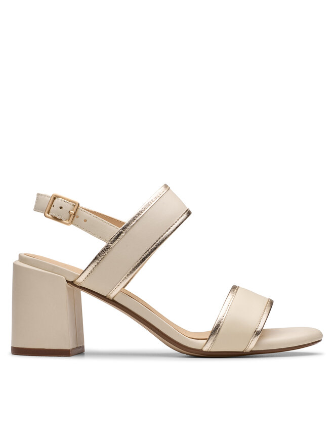 Clarks Sandały Clarks Ezoria Sling 26181301 Beżowy