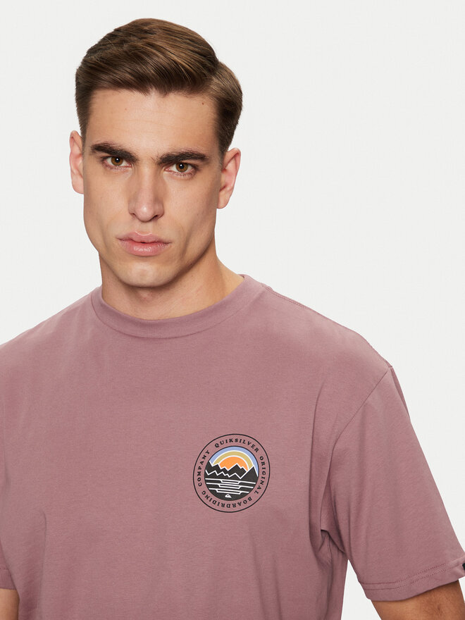 Quiksilver Quiksilver Majica Landscapes EQYZT07917 Vijolična Regular Fit