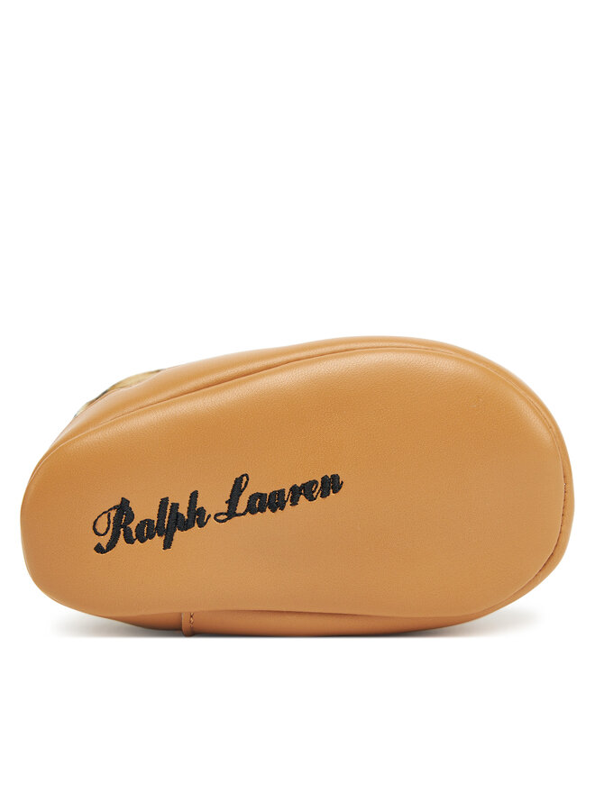 Polo Ralph Lauren Babacipők Polo Ralph Lauren Heritage Court III T-Toe RL03388256 Barna