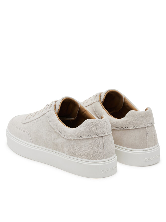Calvin Klein Сникърси Calvin Klein Clean Cup Low Laceup Oxf Su HM0HM01880 Бежов
