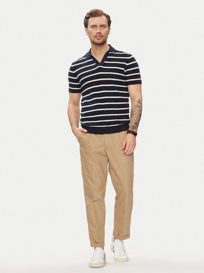 Brave Soul Brave Soul Poloshirt MK-162CANNES Weiß Straight Fit