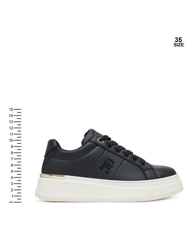 Tommy Hilfiger Zapatillas Tommy Hilfiger Low Cut Lace-Up T3A9-33985-1355 Negro