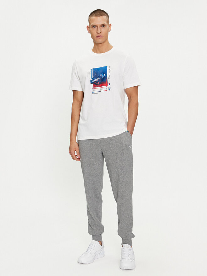 Puma Puma Футболка BMW MMS Car Graphic 624158 Білий Regular Fit