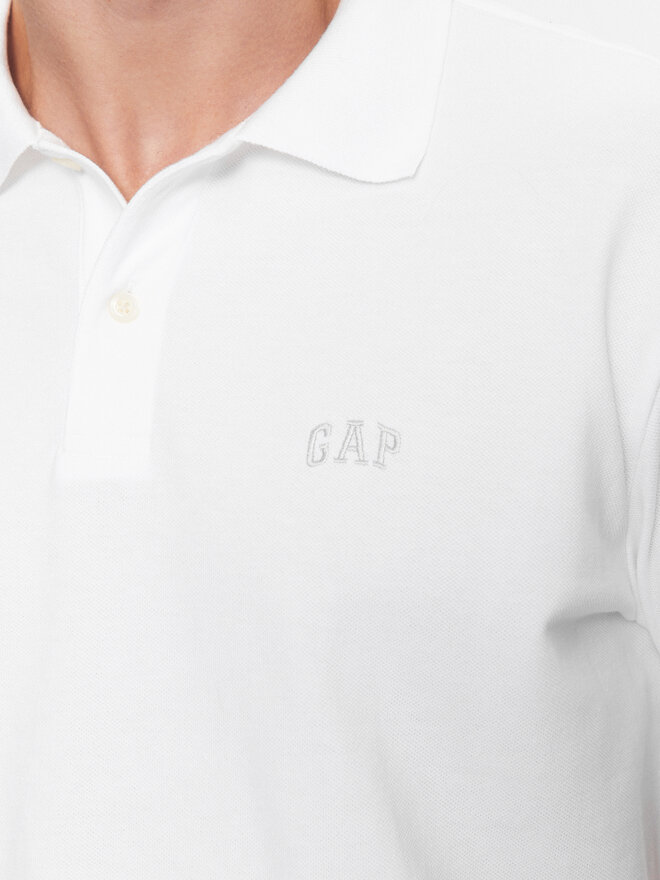 Gap Gap Poloshirt 586306-05 Weiß Regular Fit