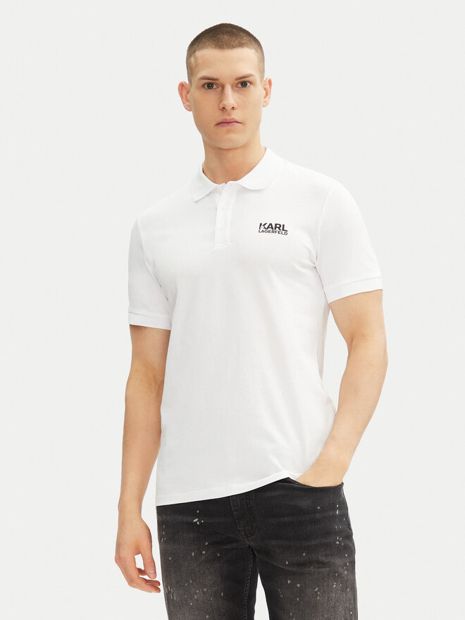 KARL LAGERFELD KARL LAGERFELD Poloshirt 745088 552235 Weiß Regular Fit