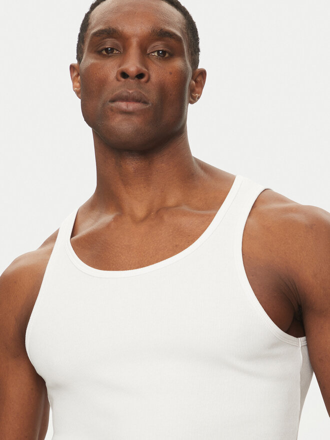 Jack&Jones Jack&Jones Tank top Islington 12273156 Λευκό Slim Fit