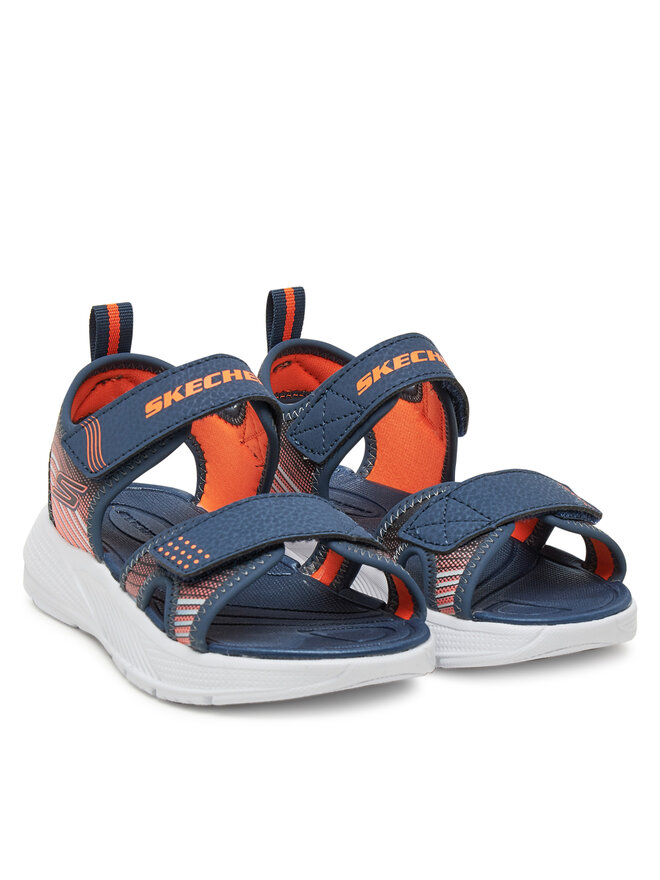 Skechers Sandále Skechers Microspec-Splash- 407034L/NVOR Tmavomodrá