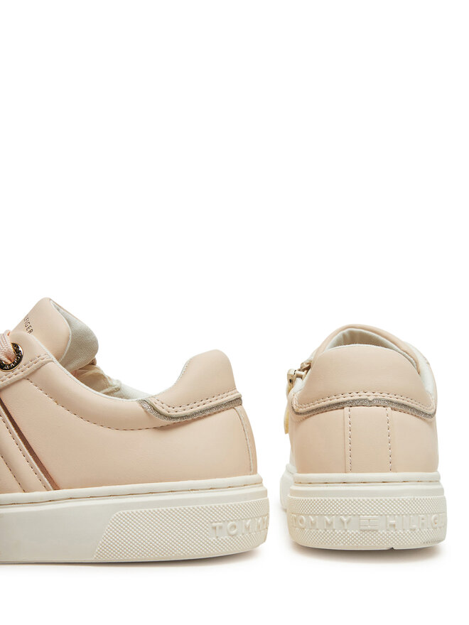 Tommy Hilfiger Сникърси Tommy Hilfiger Low Cut Lace-Up Sneaker T3A9-33745-1439 M Розов