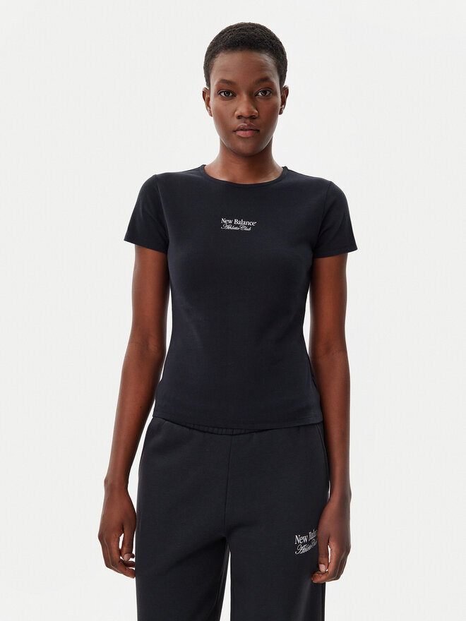 New Balance New Balance Camiseta WT51958 Negro Slim Fit