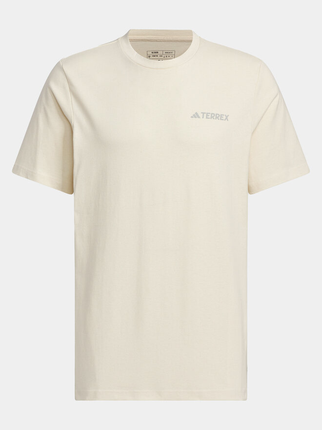 adidas adidas Camiseta Graphic IS0287 Écru Regular Fit