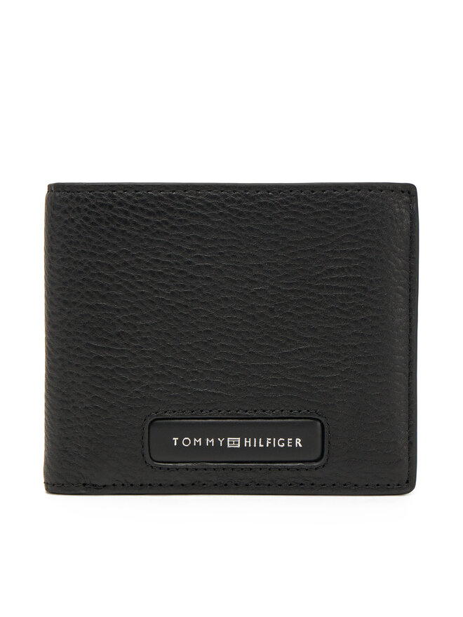 Tommy Hilfiger Veľká pánska peňaženka Tommy Hilfiger Th Monogram Extra Cc And Coin AM0AM13253 Čierna