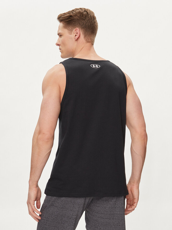 Under Armour Under Armour Tank top marškinėliai Ua Sportstyle Logo Tank 1382883-001 Juoda Loose Fit