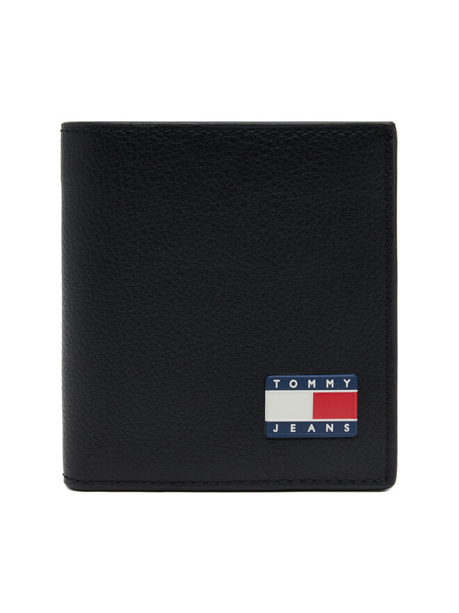 Tommy Jeans Veliki muški novčanik Tommy Jeans Tjm Heritage Leather Cc & Coin AM0AM13372 Crna