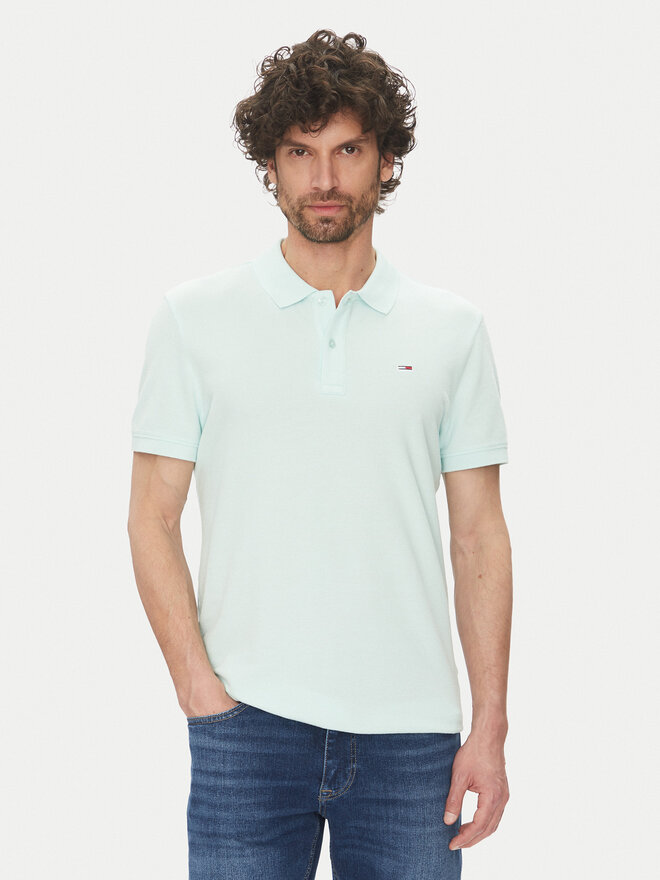 Tommy Jeans Tommy Jeans Poloshirt DM0DM20226 Grün Slim Fit