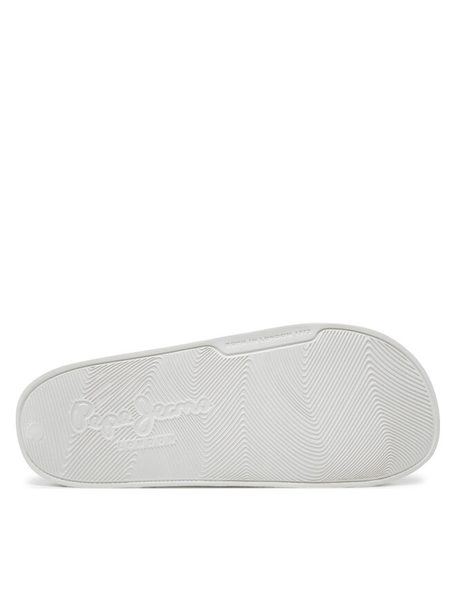 Pepe Jeans Pantoletten Pepe Jeans Slider Translucent W PLS70147 Weiß