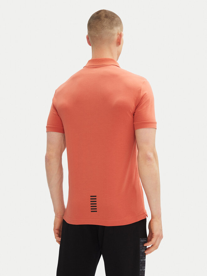 EA7 Emporio Armani EA7 Emporio Armani Поло 8NPF14 PJVQZ U3010 Оранжевий Regular Fit