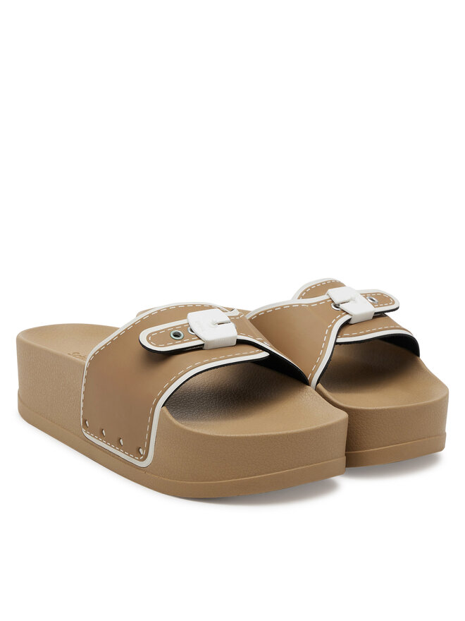 Scholl Iešļūcenes Scholl Pescura Moon F31182 Bēšs