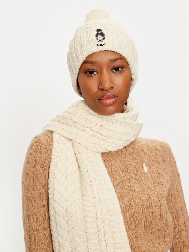 Polo Ralph Lauren Čiapka Polo Ralph Lauren 455961991001 Écru