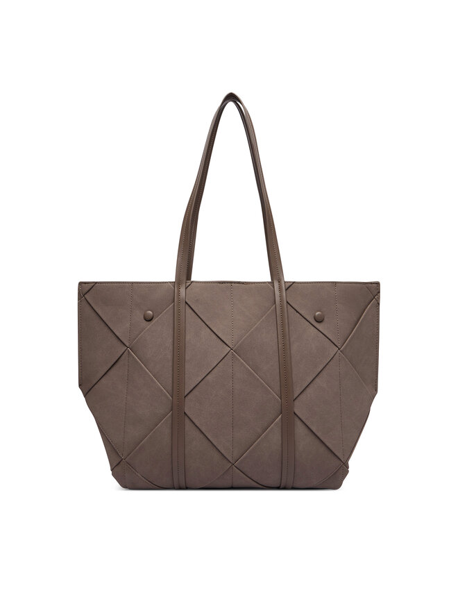Calvin Klein Handtasche Calvin Klein Woven Sueded Carryall LV04F3695G Braun