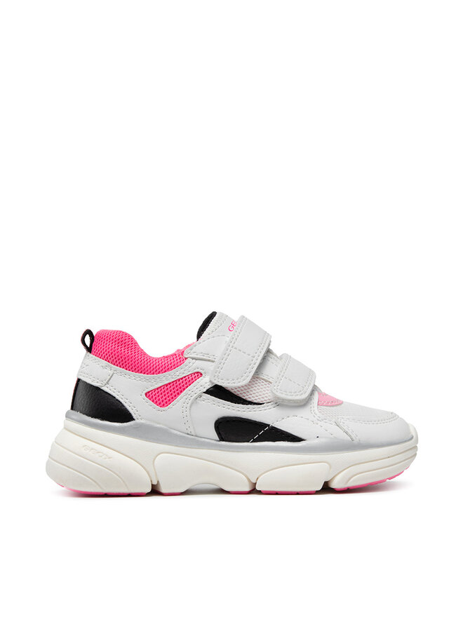Geox Snīkeri Geox J Lunare G. E J02BGE 0BC14 C0563 M Balts