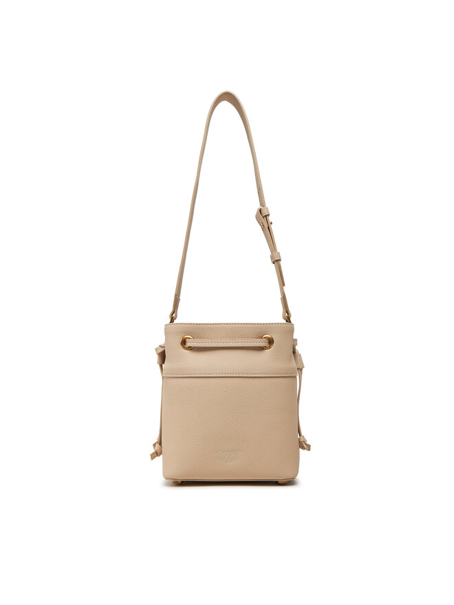 PINKO Kabelka PINKO Secchiello Mini PE 25 PLTT 104303 A29Q Béžová
