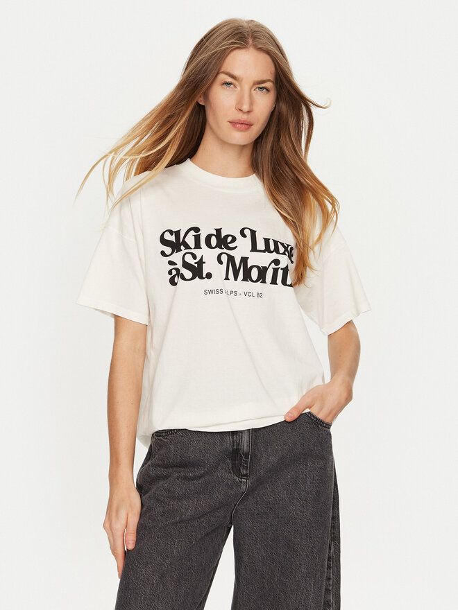 ViCOLO ViCOLO T-shirt RS0052 Écru Regular Fit