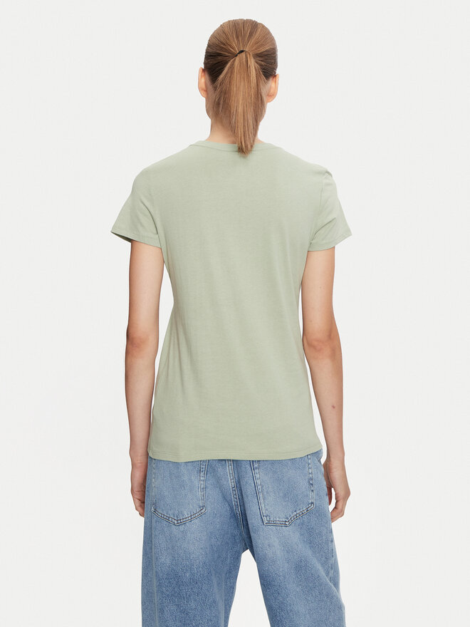 Gap Gap Marškinėliai 417797-14 Žalia Regular Fit