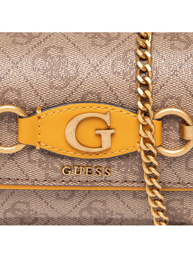 Guess Дамска чанта Guess Izzy (SB) Mini Bags HWSB86 54770 Кафяв