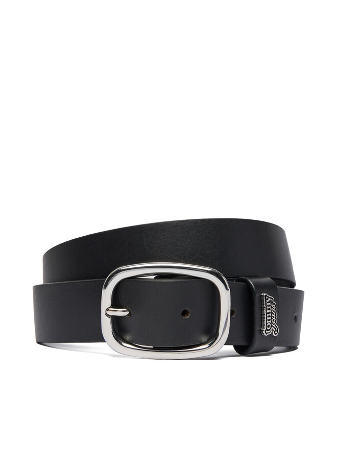 Tommy Jeans Gürtel Tommy Jeans Tjw Oval 3.0 Buckle AW0AW18812 Schwarz