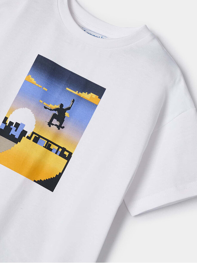 Mayoral Mayoral Camiseta 3015 Blanco Regular Fit