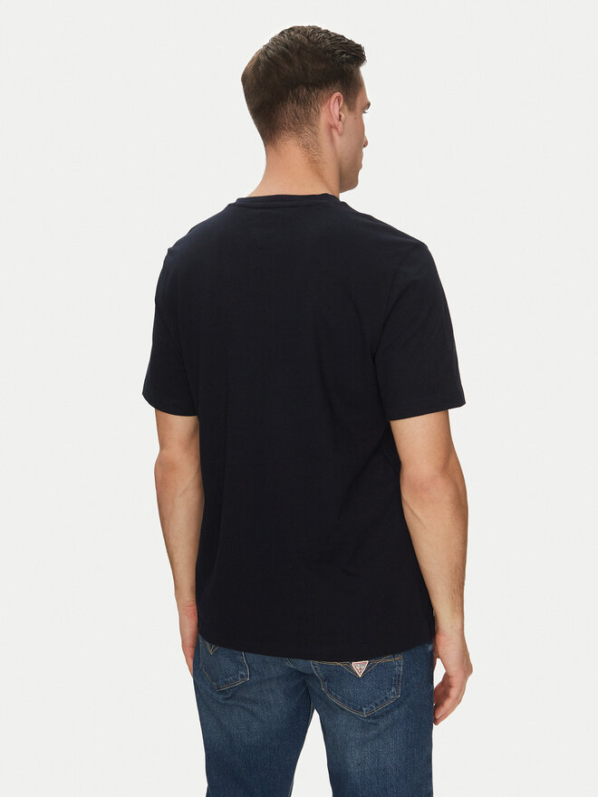 Tommy Hilfiger Tommy Hilfiger Marškinėliai Essential V-Neck Tee MW0MW39249 Tamsiai mėlyna Regular Fit
