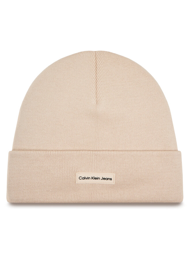 Calvin Klein Jeans Шапка Calvin Klein Jeans Inst Patch Beanie K60K612322 Розов