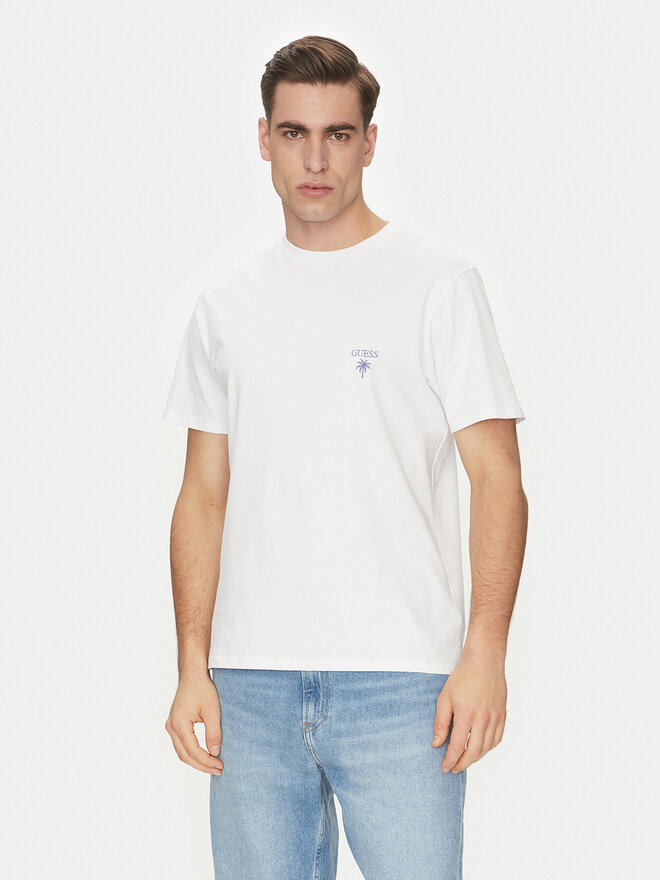 Guess Guess Футболка F5GI09 KA260 Білий Regular Fit