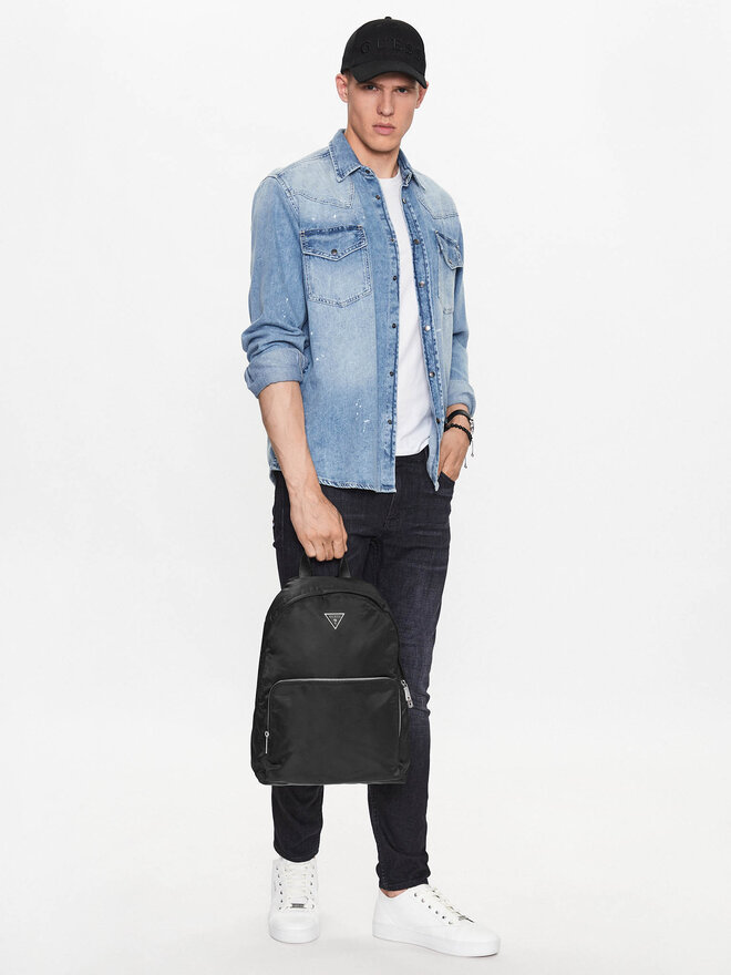 Guess Plecak Guess Certosa Nylon Smart HMECRN P3111 Czarny