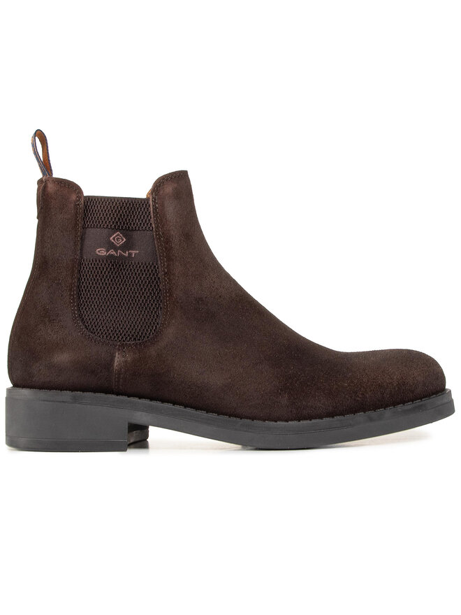 Gant Kotníková obuv s elastickým prvkem Gant Brookly 21653010 Hnědá
