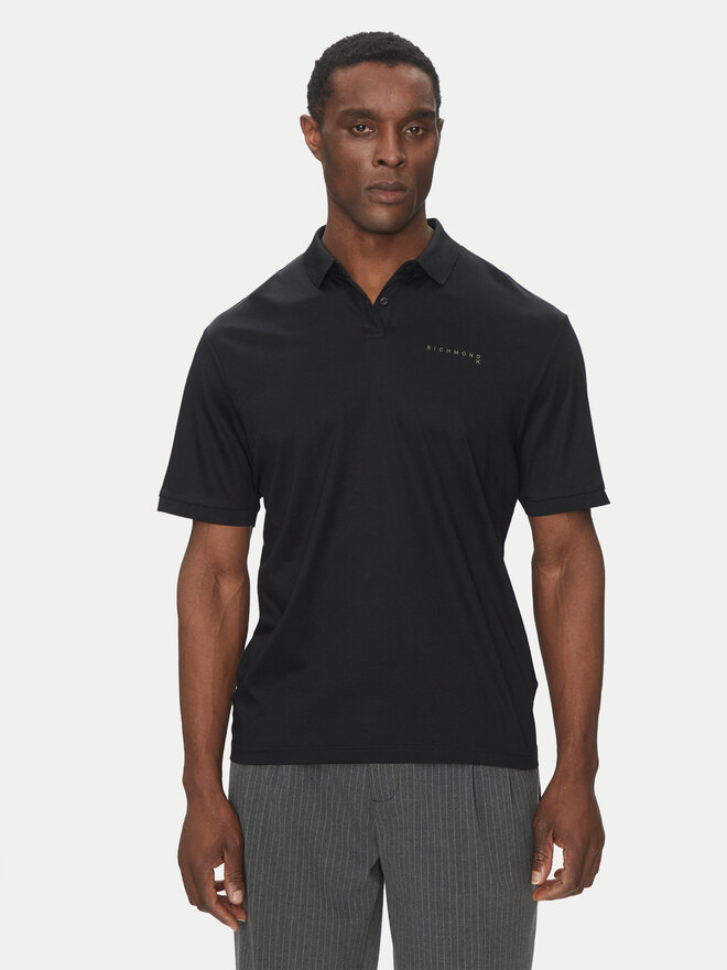 Richmond X Richmond X Pólóing UMP25333PO Fekete Regular Fit