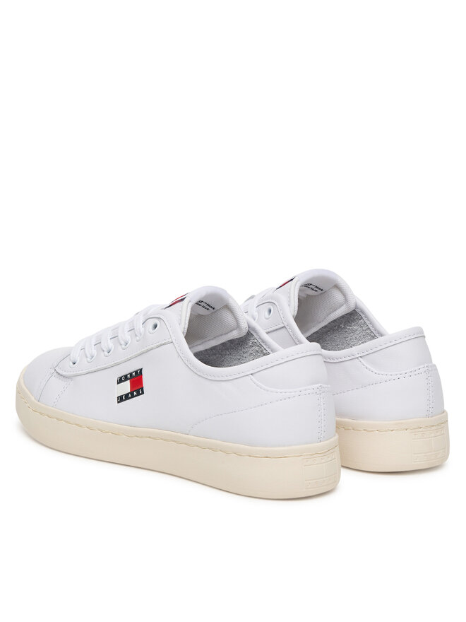 Tommy Jeans Sneakers aus Stoff Tommy Jeans Tjw Lightweight Court EN0EN02875 Weiß